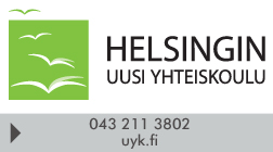 Helsingin Uusi Yhteiskoulu logo